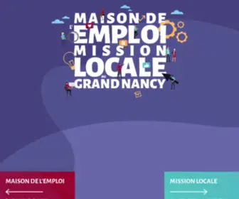 Mde-Nancy.org(Maison de l'Emploi du Grand Nancy) Screenshot