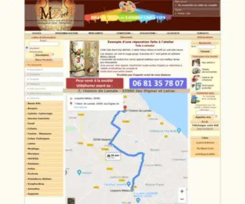 Mdecoshop.com(Loisirs créatifs) Screenshot