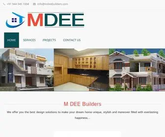 Mdeebuilders.com(Builders and contractors) Screenshot