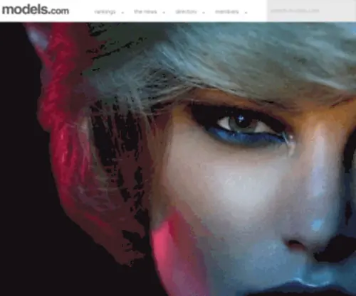 Mdel.net(The faces of fashion) Screenshot