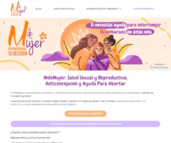 Mdemujer.org(MdeMujer) Screenshot