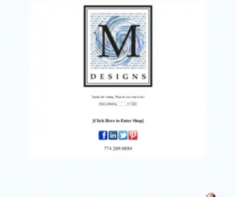 Mdesignsmarketing.com(M Designs) Screenshot