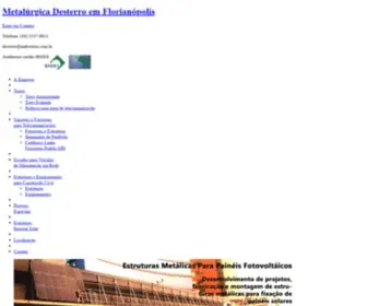 Mdesterro.com.br(Metalúrgica) Screenshot