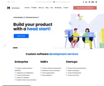 Mdevelopers.com(Custom Software Development Company) Screenshot