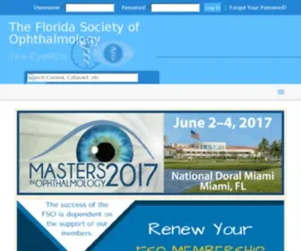 Mdeye.org(Florida Society of Ophthalmology) Screenshot