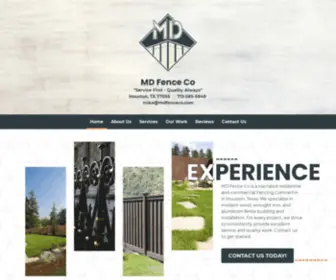 Mdfenceco.com(MD Fence Co) Screenshot