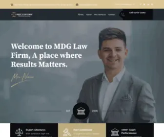 MDglawf.com(MDG Law Firm) Screenshot