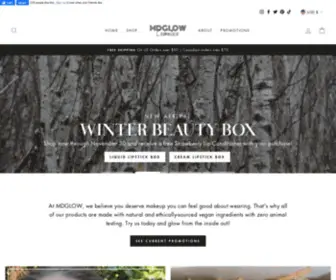 MDglowcosmetics.com(MDGLOW Cosmetics) Screenshot