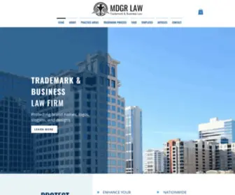 MDGrlaw.com(Trademark registration) Screenshot