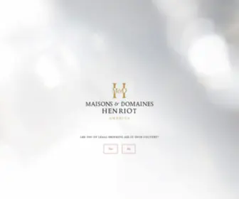 Mdhamerica.com(Maisons & Domaines Henriot America) Screenshot