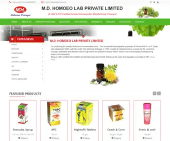 Mdhomoeo.com(Mdhomoeo) Screenshot