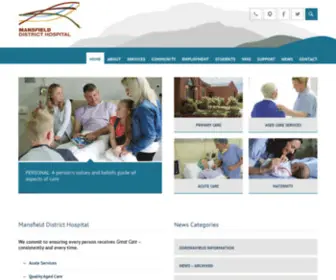 MDH.org.au(Mansfield District Hospital) Screenshot