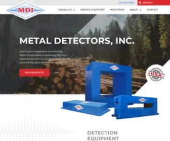 Mdiblue.com(Metal Detectors Inc) Screenshot