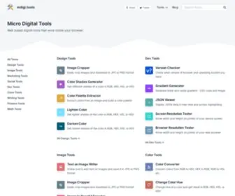 Mdigi.tools(Micro Digital Tools) Screenshot