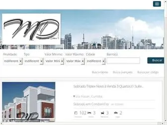 Mdimovel.com(Curitiba) Screenshot