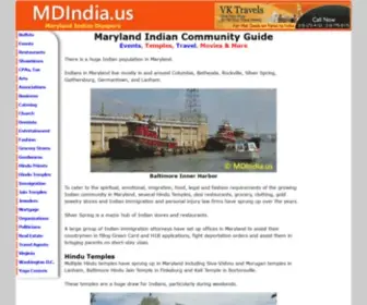 Mdindia.us(Maryland Indian Restaurants) Screenshot