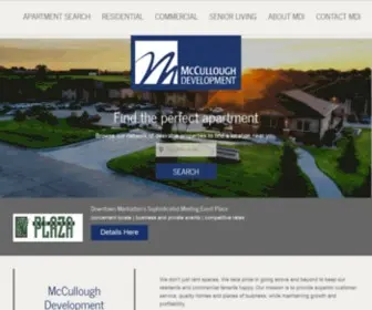 Mdiproperties.com(McCullough Development) Screenshot