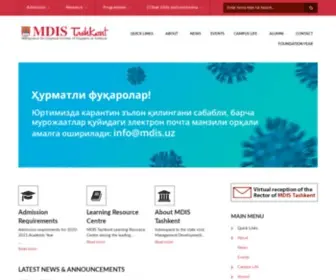 Mdis.uz(Management Development Institute of Singapore in Tashkent) Screenshot