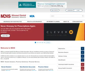 Mdis4DDS.com(Missouri Dental Association) Screenshot