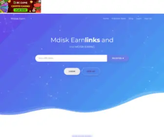 Mdisk.info(Mdisk Earn) Screenshot