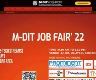 Mdit.ac.in(M.Dasan Institute of Technology) Screenshot