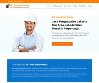 Mdjayaaspalhotmix.com(Jasa Pengaspalan Jakarta dan Area Jabodetabek) Screenshot