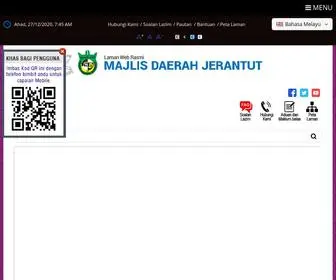 Mdjerantut.gov.my(Portal Rasmi Majlis Daerah Jerantut (MDJ)) Screenshot