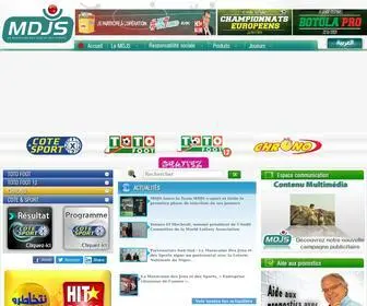 Mdjeux.com(La Marocaine Des Jeux et Des Sports) Screenshot