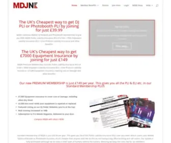 MDJN.uk(Home of Mobile DJ Network & PhotoboothMembership) Screenshot
