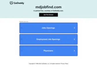 Mdjobfind.com(My Website) Screenshot