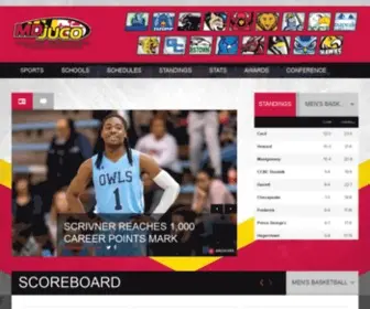 Mdjuco.org(Maryland Junior College Athletic Conference) Screenshot