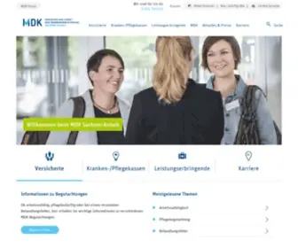 MDK-San.de(MDK Sachsen) Screenshot
