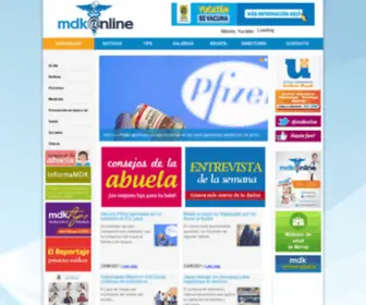 Mdkonline.com.mx(MDK-ONLINE) Screenshot
