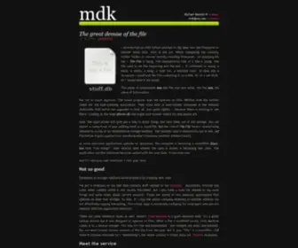 MDK.org.pl(Michael Dominic K) Screenshot