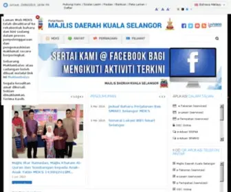 Portal Rasmi Majlis Daerah Kuala Selangor (MDKS)