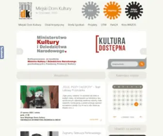 MDKstalowawola.pl(Miejski Dom Kultury w Stalowej Woli) Screenshot