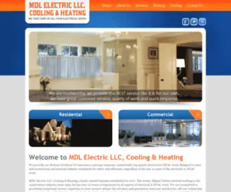 Mdlelectricllc.com(New Jersey Electrician) Screenshot