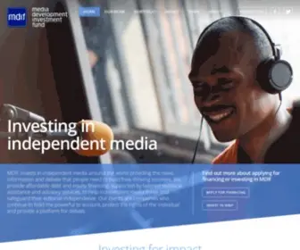 MDLF.org(Media Development Investment Fund) Screenshot