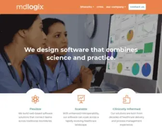 Mdlogix.com(We design software) Screenshot