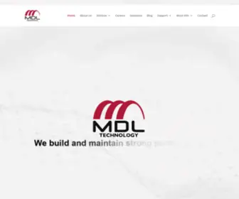 MDltechnology.org(Who We Are) Screenshot