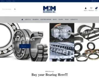 MDmbearings.com(MDM Bearing Store) Screenshot