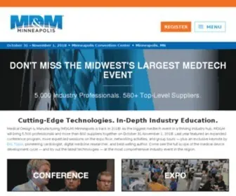 MDmminn.com(MD&M Minneapolis) Screenshot