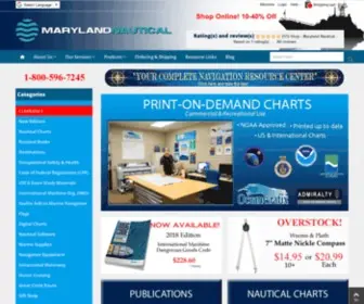 Mdnautical.com(Nautical charts) Screenshot