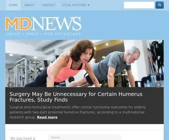 Mdnews.com(National MD News) Screenshot