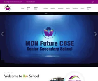 MDnfuturecbseschool.com(MDN Future CBSE School) Screenshot