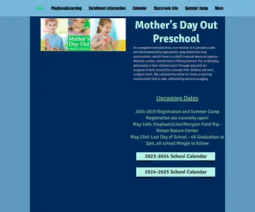Mdopreschool.com(Home) Screenshot