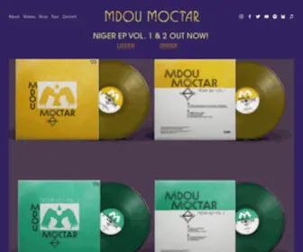 Mdoumoctar.com(Mdou Moctar) Screenshot
