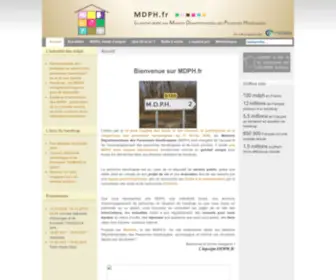 MDPH.fr(Portail) Screenshot