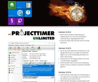 MDprojecttimer.de(MdPROJECTTIMER Unlimited) Screenshot