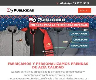 Mdpublicidad.mx(Uniformes y Prendas Publicitarias) Screenshot